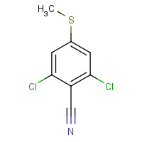 30477-72-6 2,6-dichloro-4-methylsulfanylbenzonitrile chemical structure