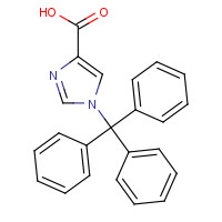 191103-80-7 1-tritylimidazole-4-carboxylic acid chemical structure