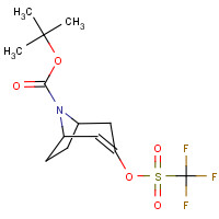 185099-68-7 tert-butyl 3-(trifluoromethylsulfonyloxy)-8-azabicyclo[3.2.1]oct-3-ene-8-carboxylate chemical structure