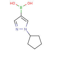 1416786-06-5 (1-cyclopentylpyrazol-4-yl)boronic acid chemical structure