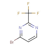 1034827-56-9 4-bromo-2-(trifluoromethyl)pyrimidine chemical structure