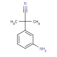 915394-29-5 2-(3-aminophenyl)-2-methylpropanenitrile chemical structure