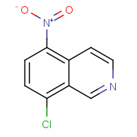 156901-43-8 8-chloro-5-nitroisoquinoline chemical structure