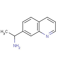 151506-21-7 1-quinolin-7-ylethanamine chemical structure