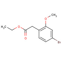 1261570-38-0 ethyl 2-(4-bromo-2-methoxyphenyl)acetate chemical structure