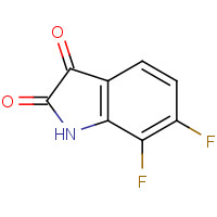 158580-95-1 6,7-difluoro-1H-indole-2,3-dione chemical structure