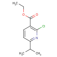100129-72-4 ethyl 2-chloro-6-propan-2-ylpyridine-3-carboxylate chemical structure