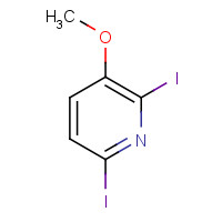 437709-98-3 2,6-diiodo-3-methoxypyridine chemical structure