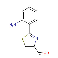 885279-31-2 2-(2-aminophenyl)-1,3-thiazole-4-carbaldehyde chemical structure