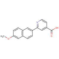 1097777-12-2 2-(6-methoxynaphthalen-2-yl)pyridine-4-carboxylic acid chemical structure
