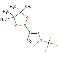 1046831-98-4 4-(4,4,5,5-tetramethyl-1,3,2-dioxaborolan-2-yl)-1-(trifluoromethyl)pyrazole chemical structure
