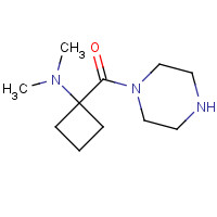 1442474-68-1 [1-(dimethylamino)cyclobutyl]-piperazin-1-ylmethanone chemical structure