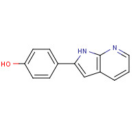 1346526-26-8 4-(1H-pyrrolo[2,3-b]pyridin-2-yl)phenol chemical structure