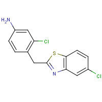 315228-10-5 3-chloro-4-[(5-chloro-1,3-benzothiazol-2-yl)methyl]aniline chemical structure