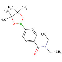325142-99-2 N,N-diethyl-4-(4,4,5,5-tetramethyl-1,3,2-dioxaborolan-2-yl)benzamide chemical structure
