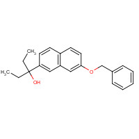 895521-16-1 3-(7-phenylmethoxynaphthalen-2-yl)pentan-3-ol chemical structure