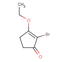 226703-16-8 2-bromo-3-ethoxycyclopent-2-en-1-one chemical structure