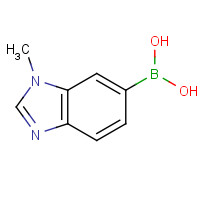 1072945-87-9 (3-methylbenzimidazol-5-yl)boronic acid chemical structure