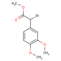 158692-39-8 methyl 2-bromo-2-(3,4-dimethoxyphenyl)acetate chemical structure