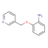 105326-60-1 2-(pyridin-3-ylmethoxy)aniline chemical structure