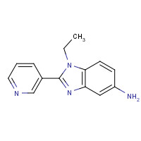 679795-76-7 1-ethyl-2-pyridin-3-ylbenzimidazol-5-amine chemical structure