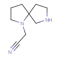 1400797-57-0 2-(1,7-diazaspiro[4.4]nonan-1-yl)acetonitrile chemical structure