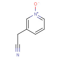 6635-88-7 2-(1-oxidopyridin-1-ium-3-yl)acetonitrile chemical structure