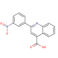 70097-12-0 2-(3-nitrophenyl)quinoline-4-carboxylic acid chemical structure