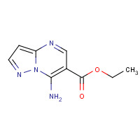 43024-66-4 ethyl 7-aminopyrazolo[1,5-a]pyrimidine-6-carboxylate chemical structure