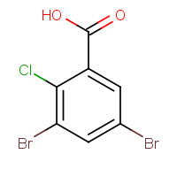 27003-05-0 3,5-dibromo-2-chlorobenzoic acid chemical structure