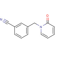 62455-71-4 3-[(2-oxopyridin-1-yl)methyl]benzonitrile chemical structure