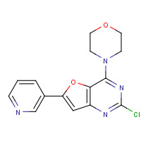 1038918-47-6 2-chloro-4-morpholin-4-yl-6-pyridin-3-ylfuro[3,2-d]pyrimidine chemical structure