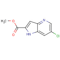 1083196-33-1 methyl 6-chloro-1H-pyrrolo[3,2-b]pyridine-2-carboxylate chemical structure