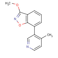 1428881-14-4 3-methoxy-7-(4-methylpyridin-3-yl)-1,2-benzoxazole chemical structure