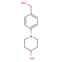 914349-20-5 1-[4-(hydroxymethyl)phenyl]piperidin-4-ol chemical structure