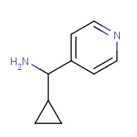 1270506-12-1 cyclopropyl(pyridin-4-yl)methanamine chemical structure