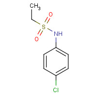 60901-27-1 N-(4-chlorophenyl)ethanesulfonamide chemical structure