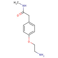 207922-76-7 2-[4-(2-aminoethoxy)phenyl]-N-methylacetamide chemical structure