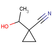 1268520-37-1 1-(1-hydroxyethyl)cyclopropane-1-carbonitrile chemical structure