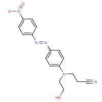 6657-32-5 3-[N-(2-hydroxyethyl)-4-[(4-nitrophenyl)diazenyl]anilino]propanenitrile chemical structure