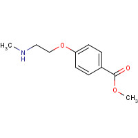 56850-94-3 methyl 4-[2-(methylamino)ethoxy]benzoate chemical structure