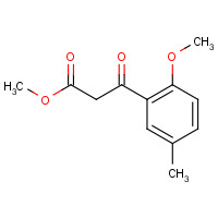 1226187-06-9 methyl 3-(2-methoxy-5-methylphenyl)-3-oxopropanoate chemical structure