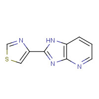 1848-82-4 4-(1H-imidazo[4,5-b]pyridin-2-yl)-1,3-thiazole chemical structure
