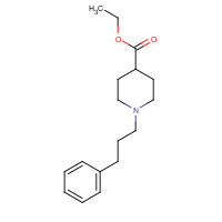 21327-50-4 ethyl 1-(3-phenylpropyl)piperidine-4-carboxylate chemical structure