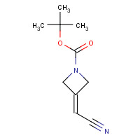 1153949-11-1 tert-butyl 3-(cyanomethylidene)azetidine-1-carboxylate chemical structure