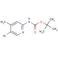748812-64-8 tert-butyl N-(5-bromo-4-methylpyridin-2-yl)carbamate chemical structure