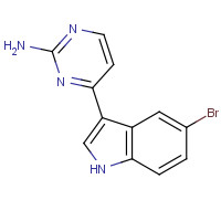 213473-00-8 4-(5-bromo-1H-indol-3-yl)pyrimidin-2-amine chemical structure