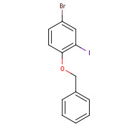 612833-66-6 4-bromo-2-iodo-1-phenylmethoxybenzene chemical structure