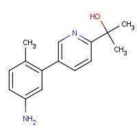 1207877-91-5 2-[5-(5-amino-2-methylphenyl)pyridin-2-yl]propan-2-ol chemical structure