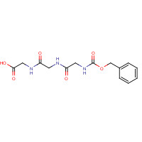2566-20-3 2-[[2-[[2-(phenylmethoxycarbonylamino)acetyl]amino]acetyl]amino]acetic acid chemical structure